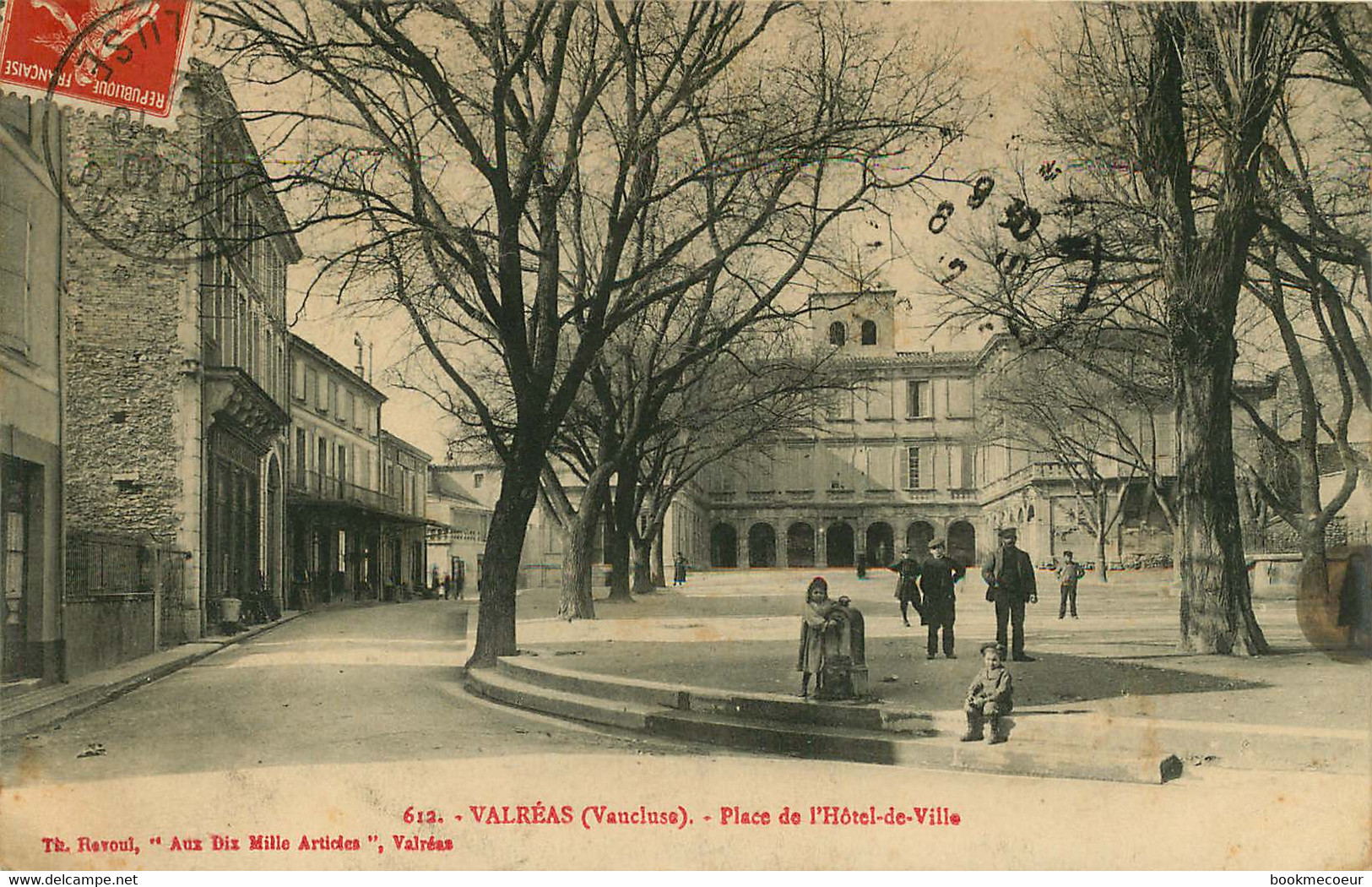 VALREASPlace De L'hotel De Ville  Voyagée Pour AUBIGNAN - Valreas