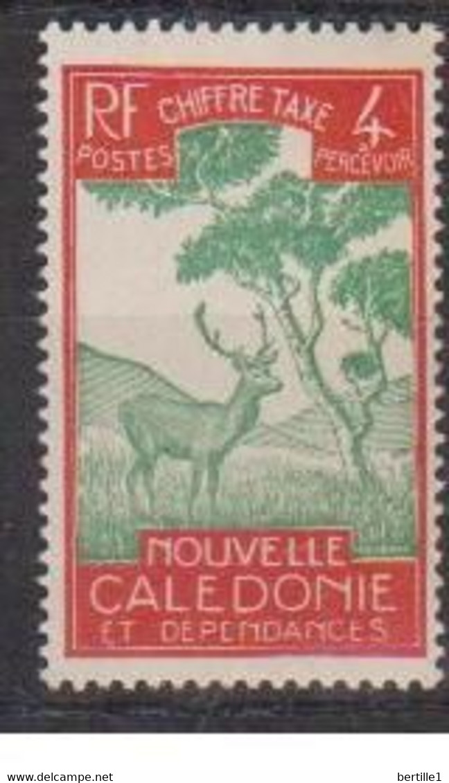 NOUVELLE CALEDONIE         N°  YVERT  TAXE  27  NEUF AVEC CHARNIERES       ( CHARN 4/13 ) - Strafport