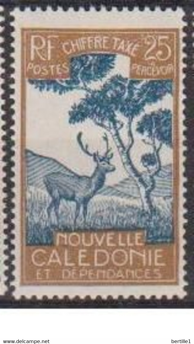 NOUVELLE CALEDONIE         N°  YVERT  TAXE  32 NEUF AVEC CHARNIERES       ( CHARN 4/13 ) - Postage Due