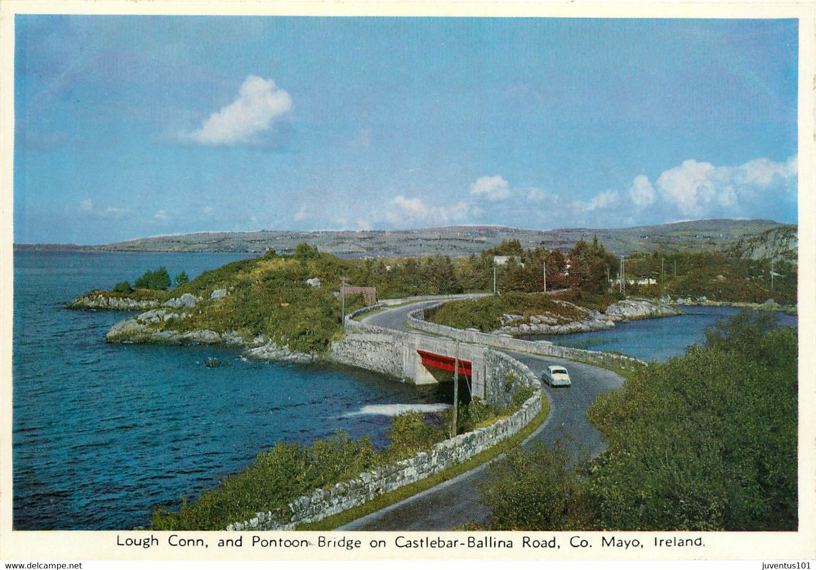 CPSM Ireland-Lough Conn And Pontoon Bridge On Castlebar Ballina Road    L691 - Mayo