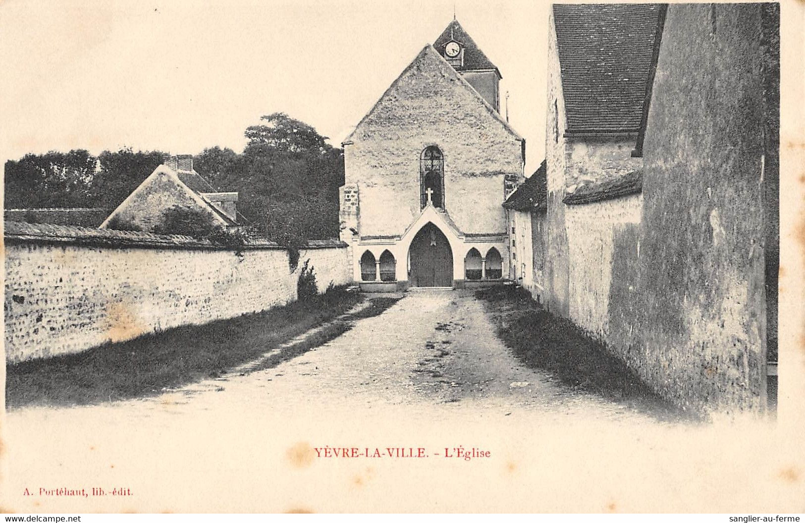 CPA 18 YEVRE LA VILLE EGLISE - Other & Unclassified