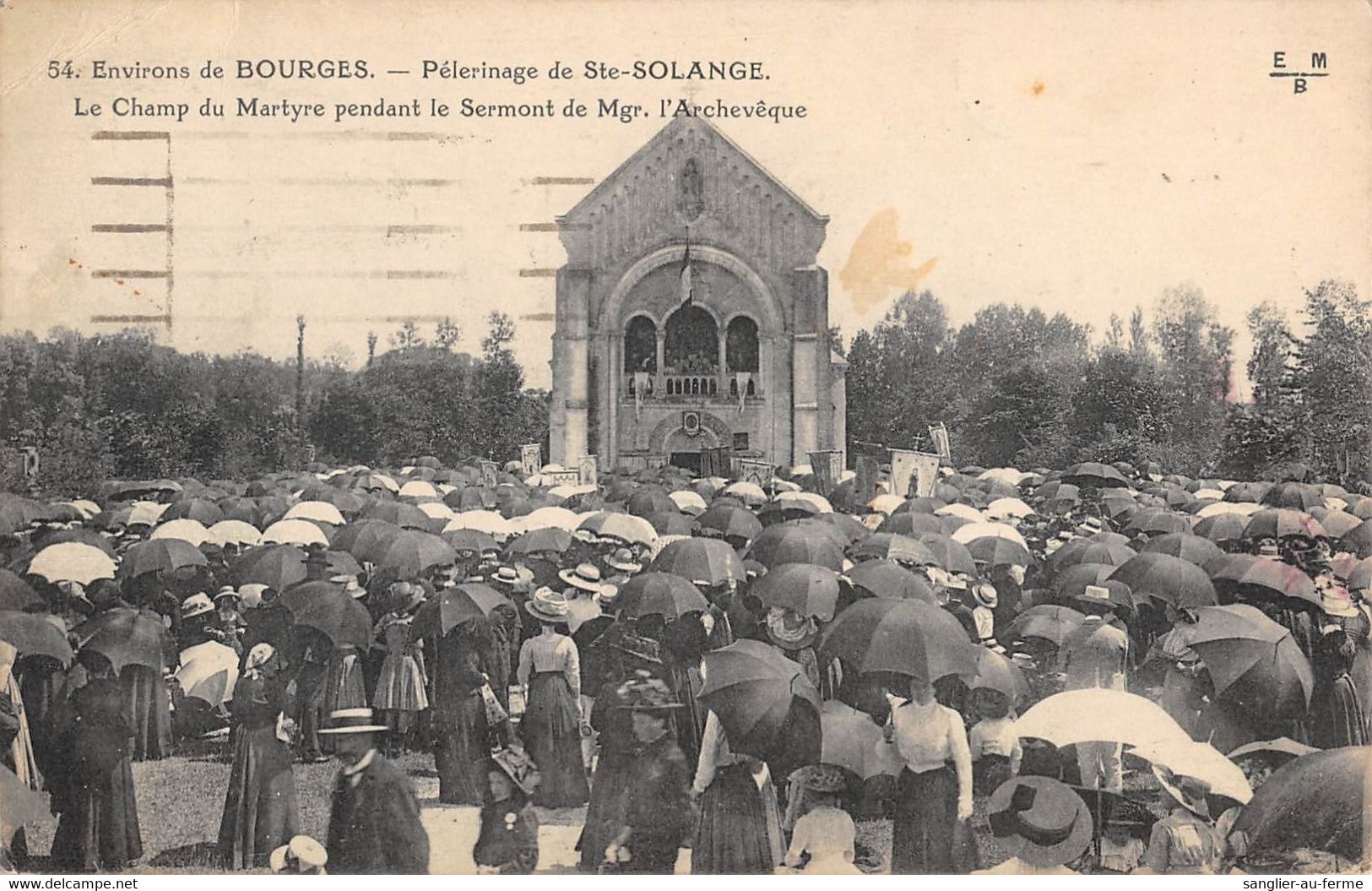 CPA 18 ENVIRONS DE BOURGES STE SOLANGE CHAMP DU MARTYRE - Sonstige & Ohne Zuordnung