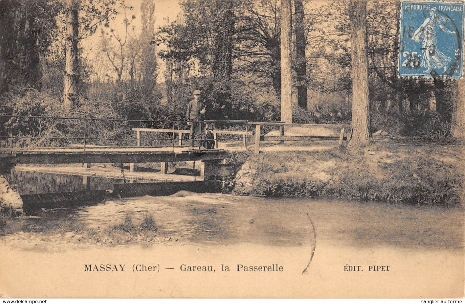 CPA 18 MASSAY GAREAU LA PASSERELLE - Sonstige & Ohne Zuordnung