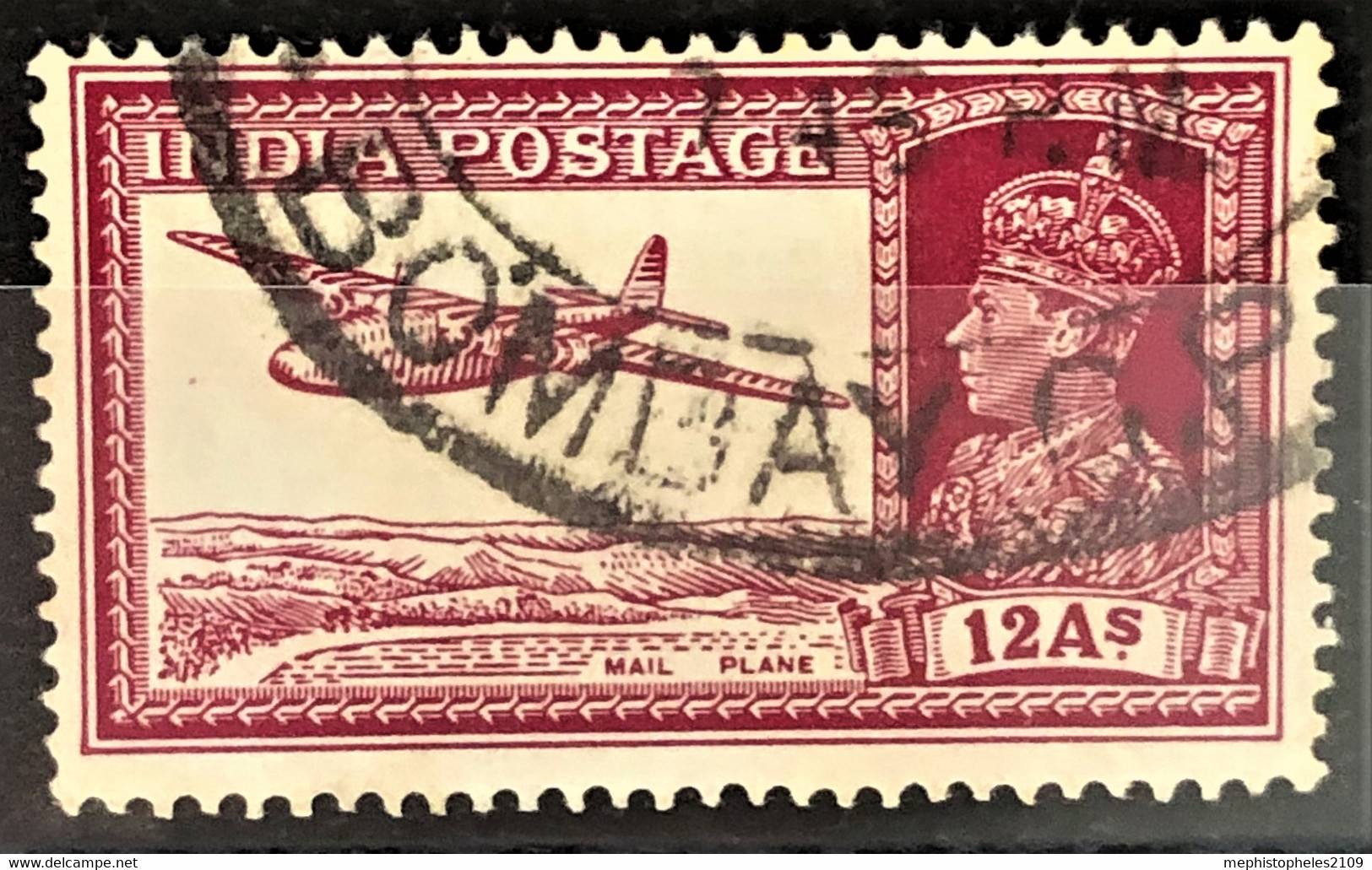 INDIA 1937/40 - Canceled - Sc# 161 - 1936-47 King George VI