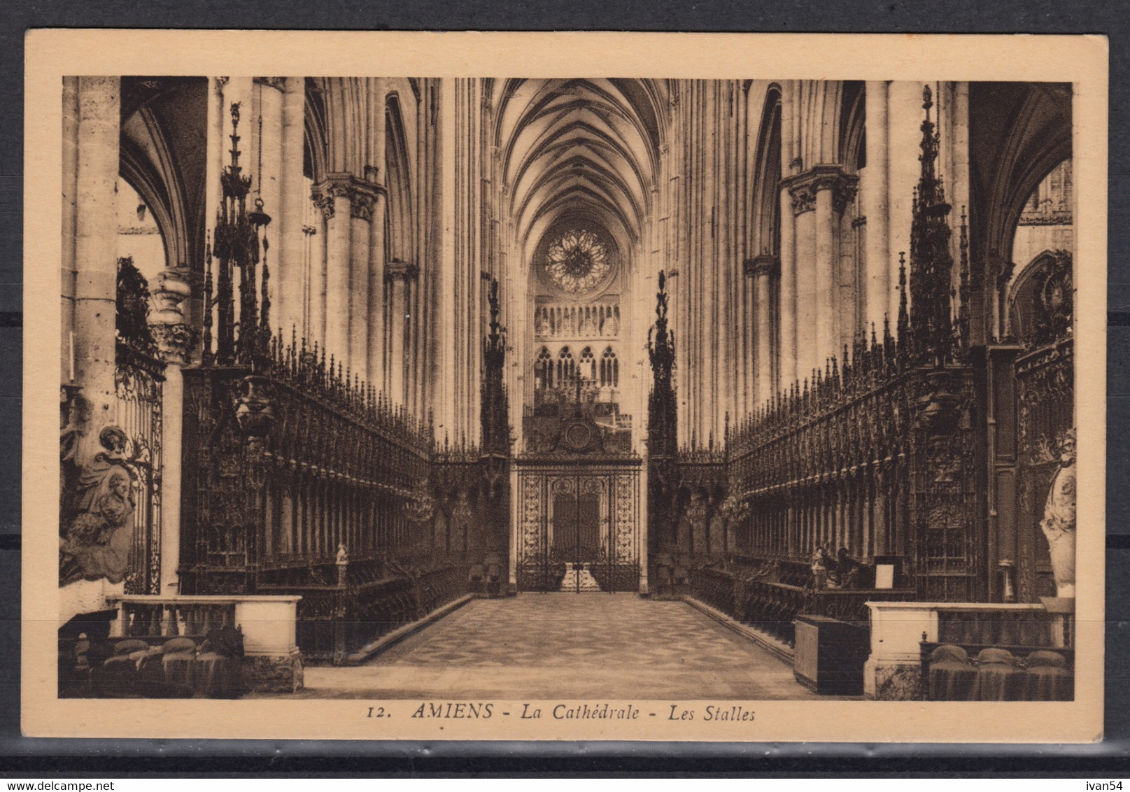 FRANCE : Vieille Carte Postale – AMIENS (cathédrale) – Non Utilisée - Picardie