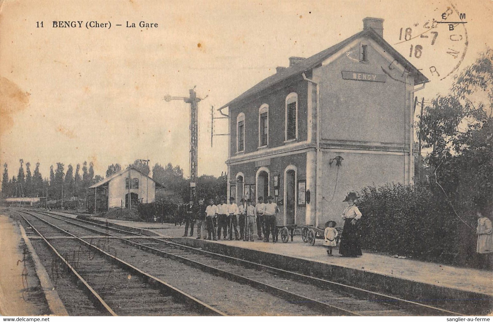 CPA 18 BENGY LA GARE - Sonstige & Ohne Zuordnung