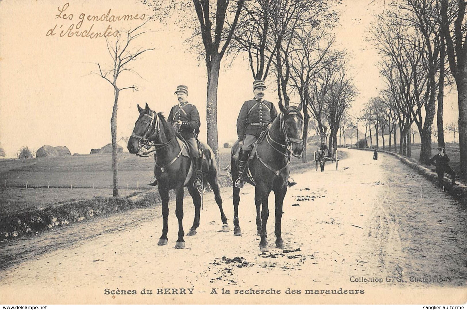 CPA 18 SCENES DU BERRY A LA RECHERCHE DES MARAUDEURS - Sonstige & Ohne Zuordnung