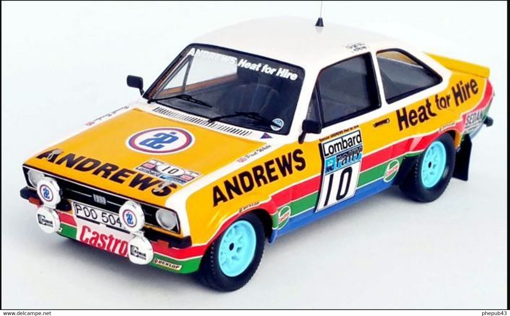 Ford Escort MkII RS 1800 - Andrews - R. Brookes/P. White - 2nd RAC Rally 1979 #10 - Troféu - Trofeu