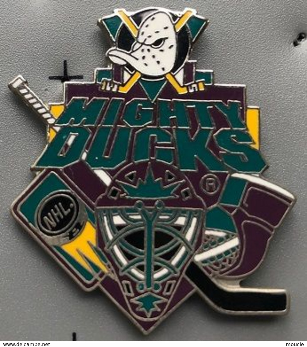 HOCKEY SUR GLACE - ICE - NHL - MIGHTY DUCKS - CASQUE - MASQUE - CANARD - CANNE - GOALIE - EGF - EISHOCKEY - GOAL -  (26) - Winter Sports