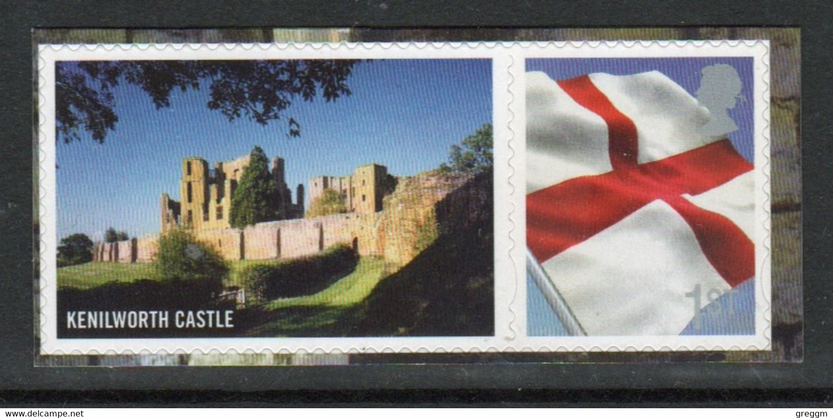 Great Britain 2009 Single Smiler Stamp Celebrating Castles Of England In Unmounted Mint. - Persoonlijke Postzegels