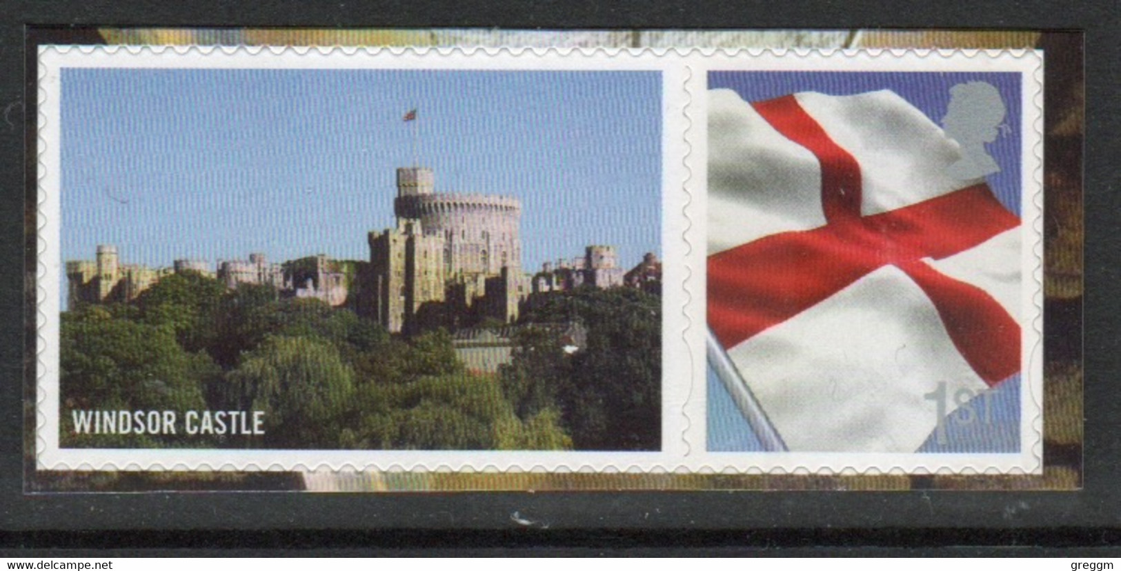 Great Britain 2009 Single Smiler Stamp Celebrating Castles Of England In Unmounted Mint. - Smilers Sheets