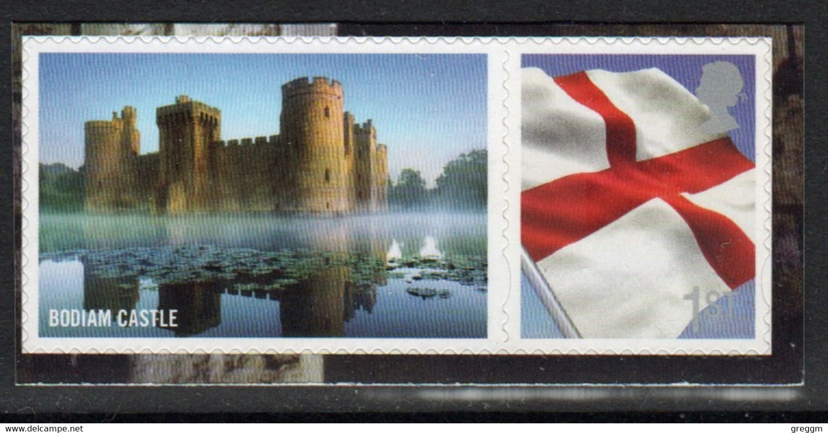 Great Britain 2009 Single Smiler Stamp Celebrating Castles Of England In Unmounted Mint. - Francobolli Personalizzati