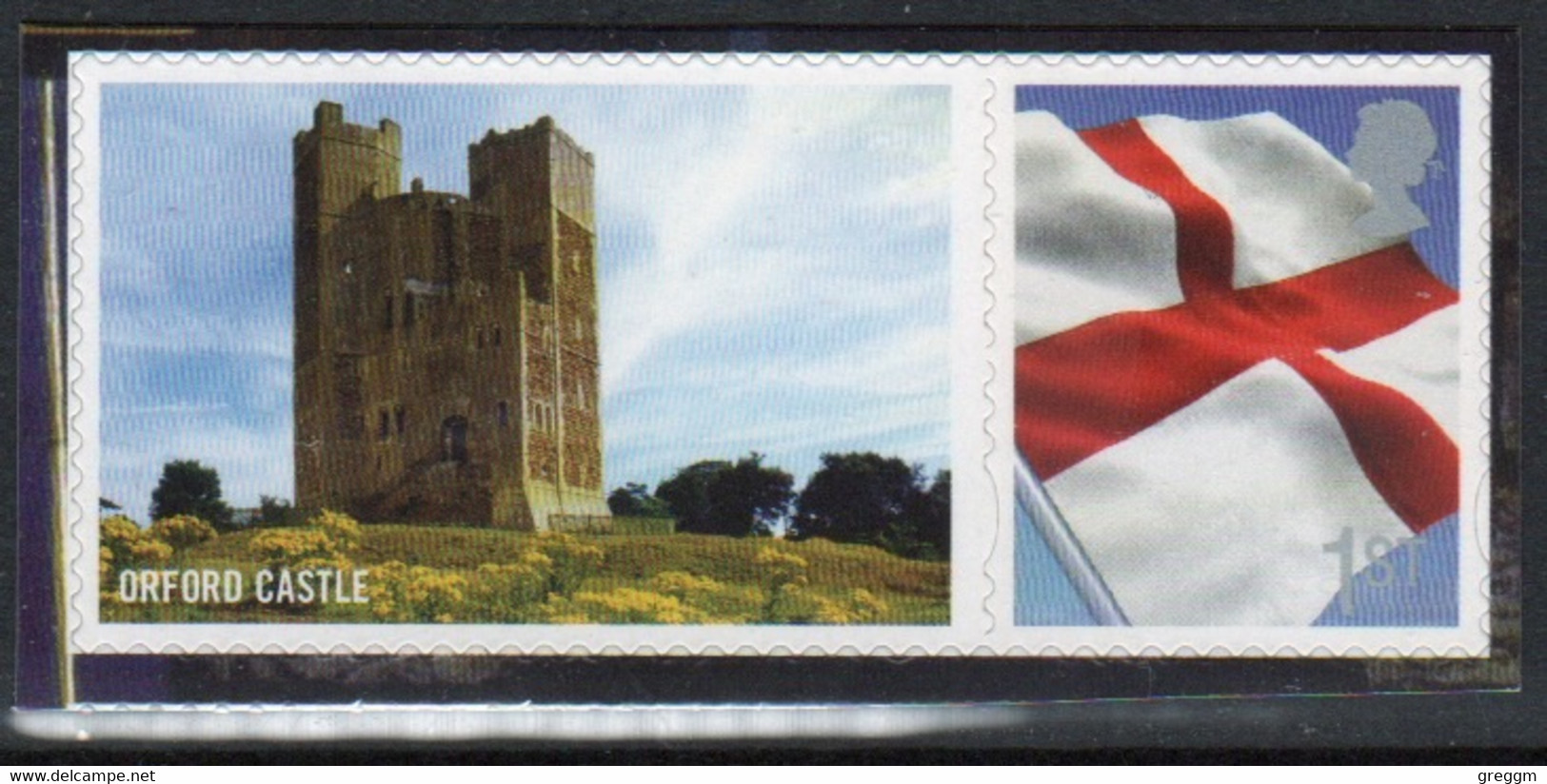 Great Britain 2009 Single Smiler Stamp Celebrating Castles Of England In Unmounted Mint. - Personalisierte Briefmarken