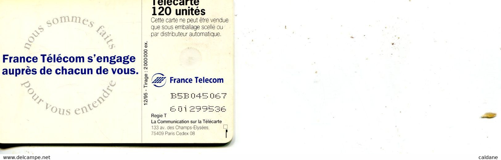 TELECARTE  France Telecom   120  UNITES.   2 . 000.000 EX. - Opérateurs Télécom