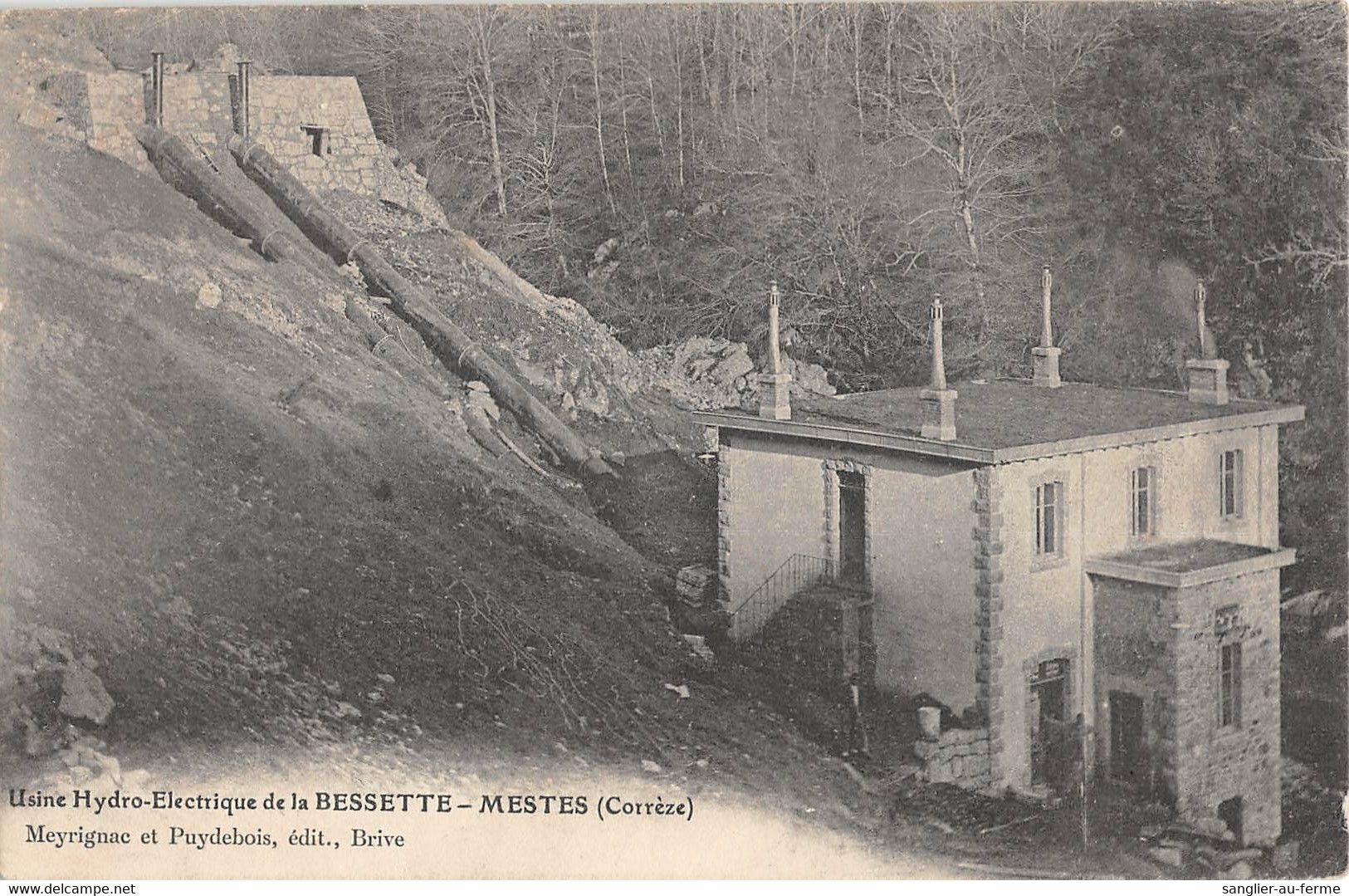 CPA 19 USINE HYDRO ELECTRIQUE DE LA BESSETTE MESTES - Altri & Non Classificati