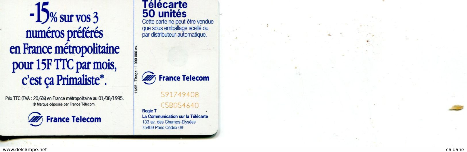 TELECARTE  France Telecom   50  UNITES.  1.000.000 EX. - Telekom-Betreiber