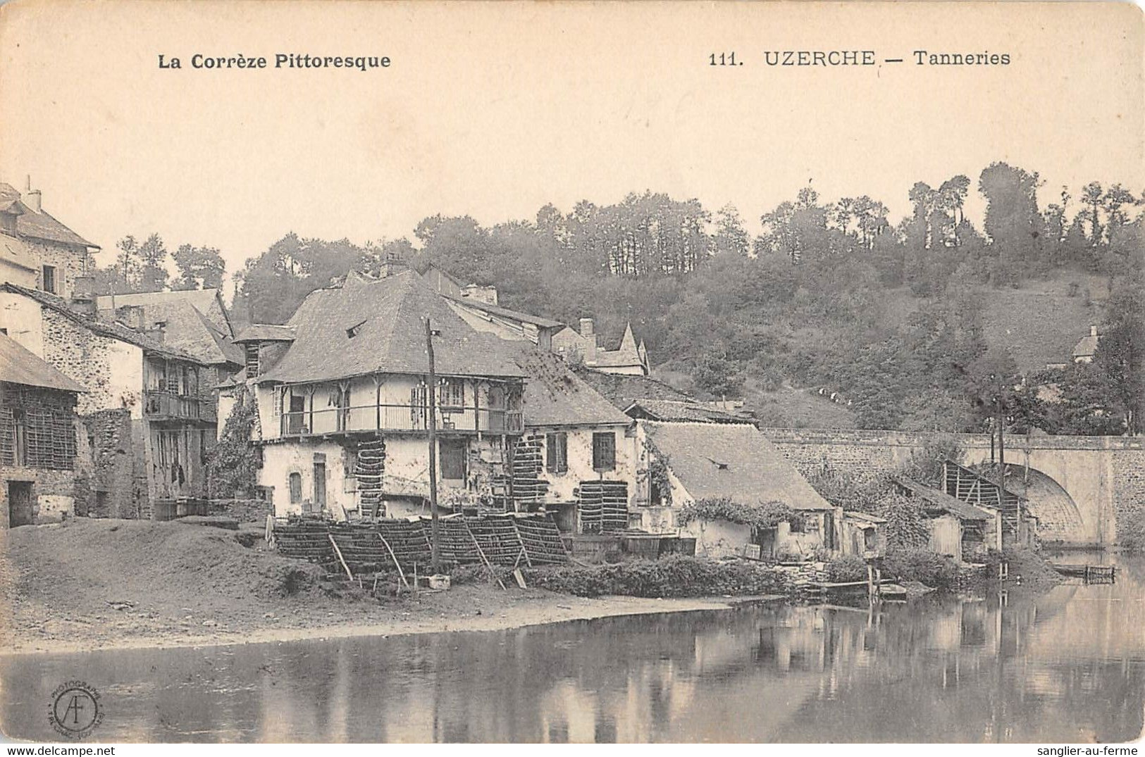 CPA 19 UZERCHE TANNERIES - Uzerche