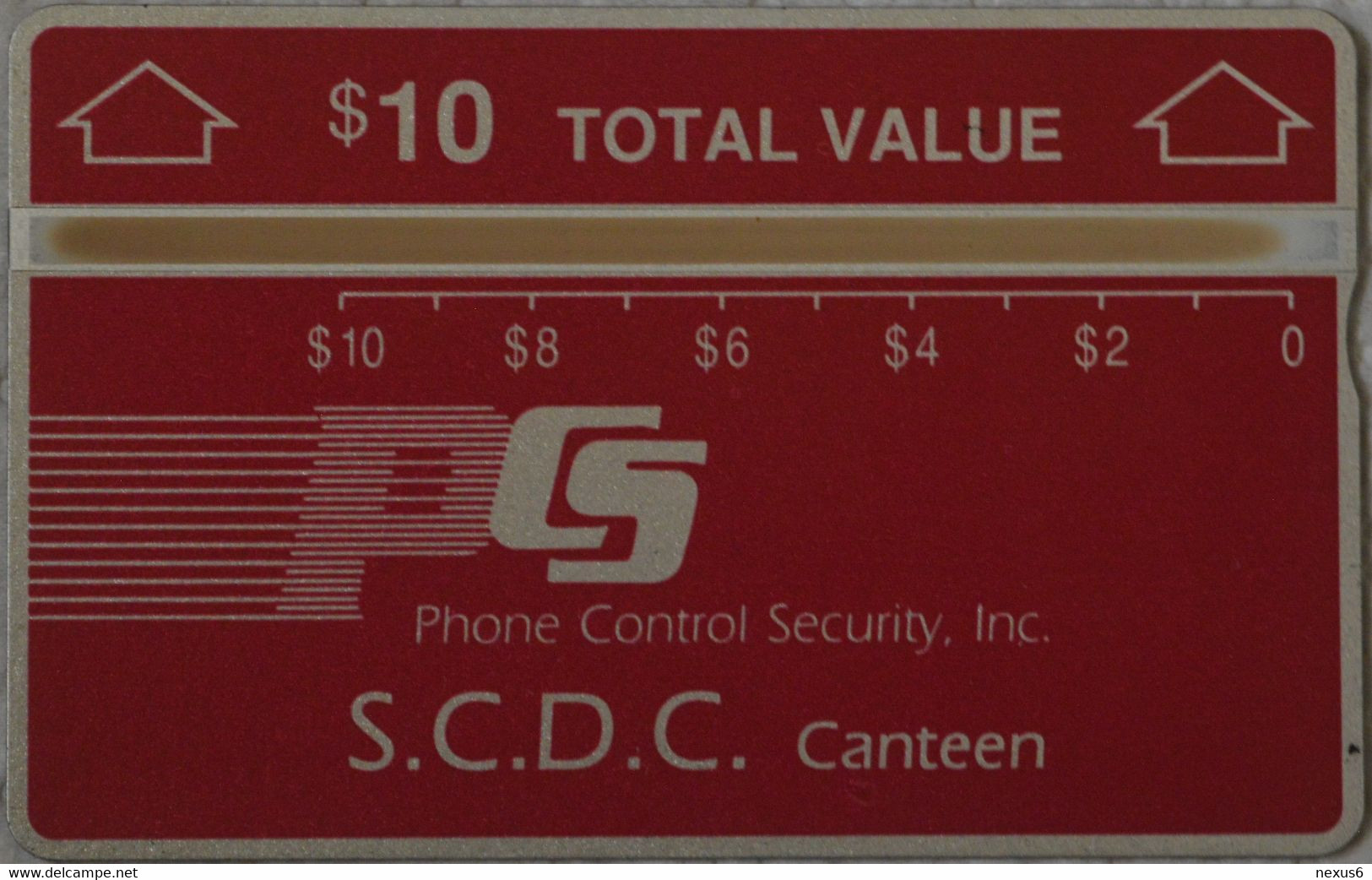 USA (PCS) - L&G - Manning Prison Red S.C.D.C., Cn. 902A - 02.1989, 5$, 10.000ex, Mint - [1] Hologrammkarten (Landis & Gyr)