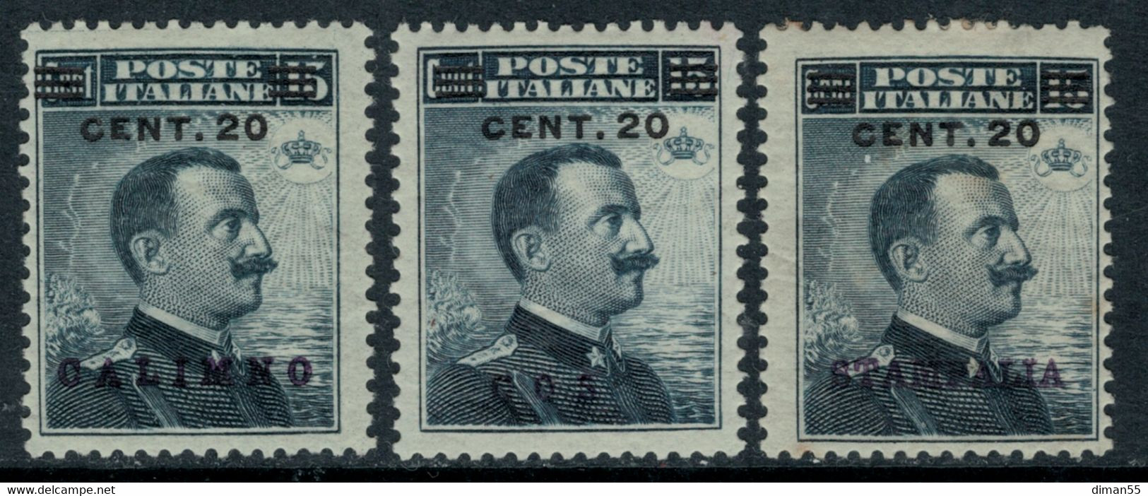 EGEO - Calimno, Coo, Stampalia - N.  8 - Linguellati  MH* - Egeo (Calino)