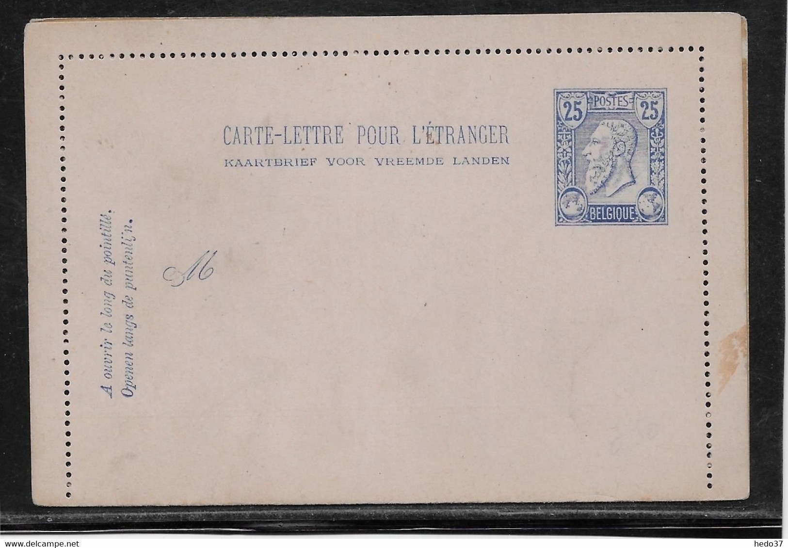 Belgique - Entiers Postaux - Carte-Lettere