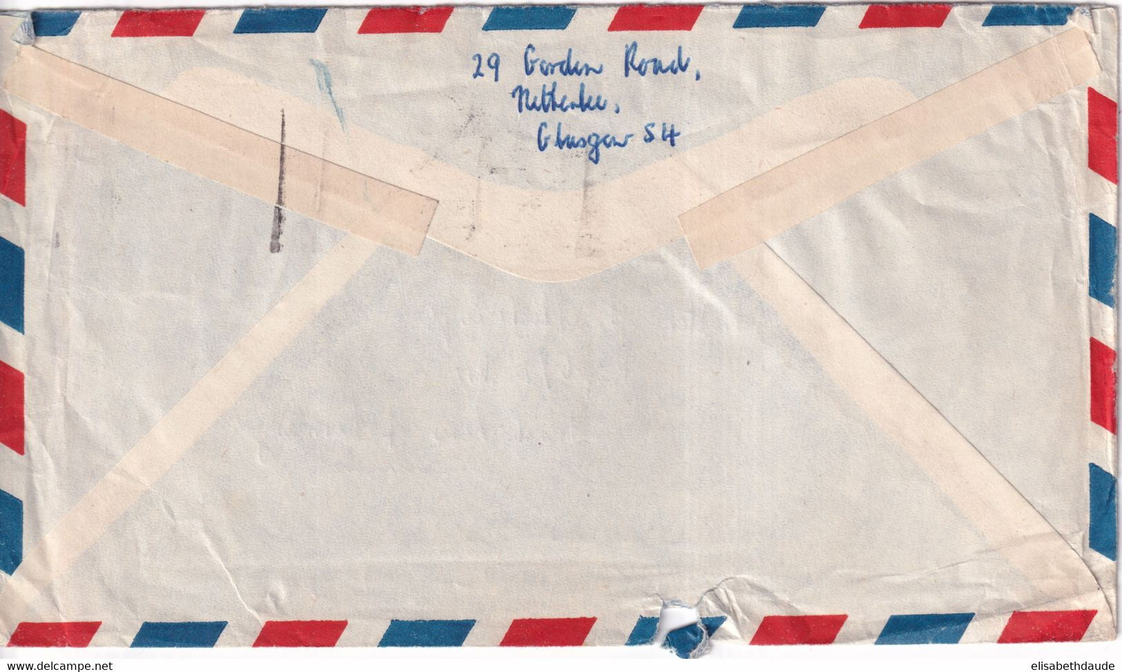 GB / PERFIN - 1949 - ENVELOPPE Avec PERFORE De GLASGOW => RIEGEL BADEN (GERMANY) - Perforadas
