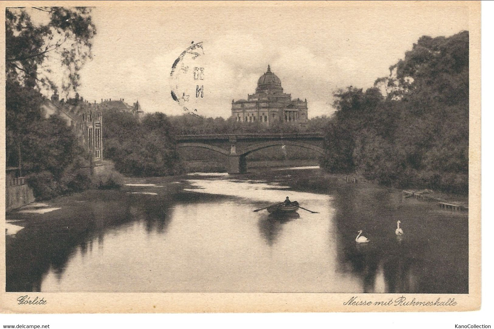 Görlitz, Neisse Mit Ruhmeshalle, Gelaufen 1930 - Goerlitz