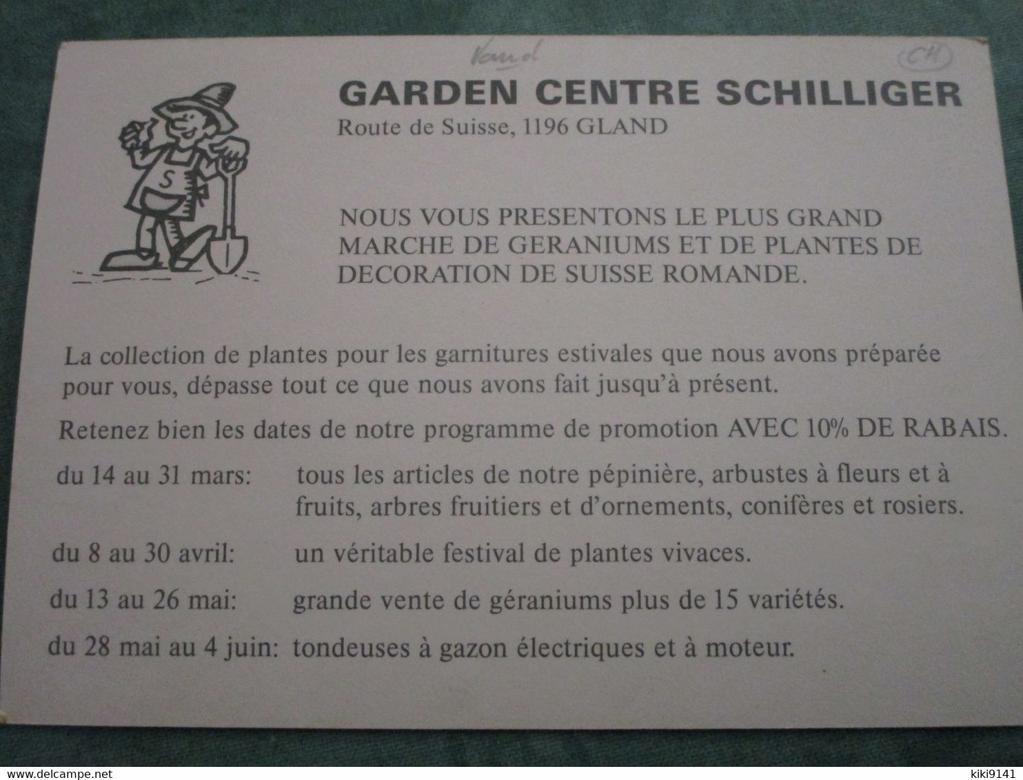 GLAND - GARDEN CENTRE SCHILLIGER - Route De Suisse - Gland