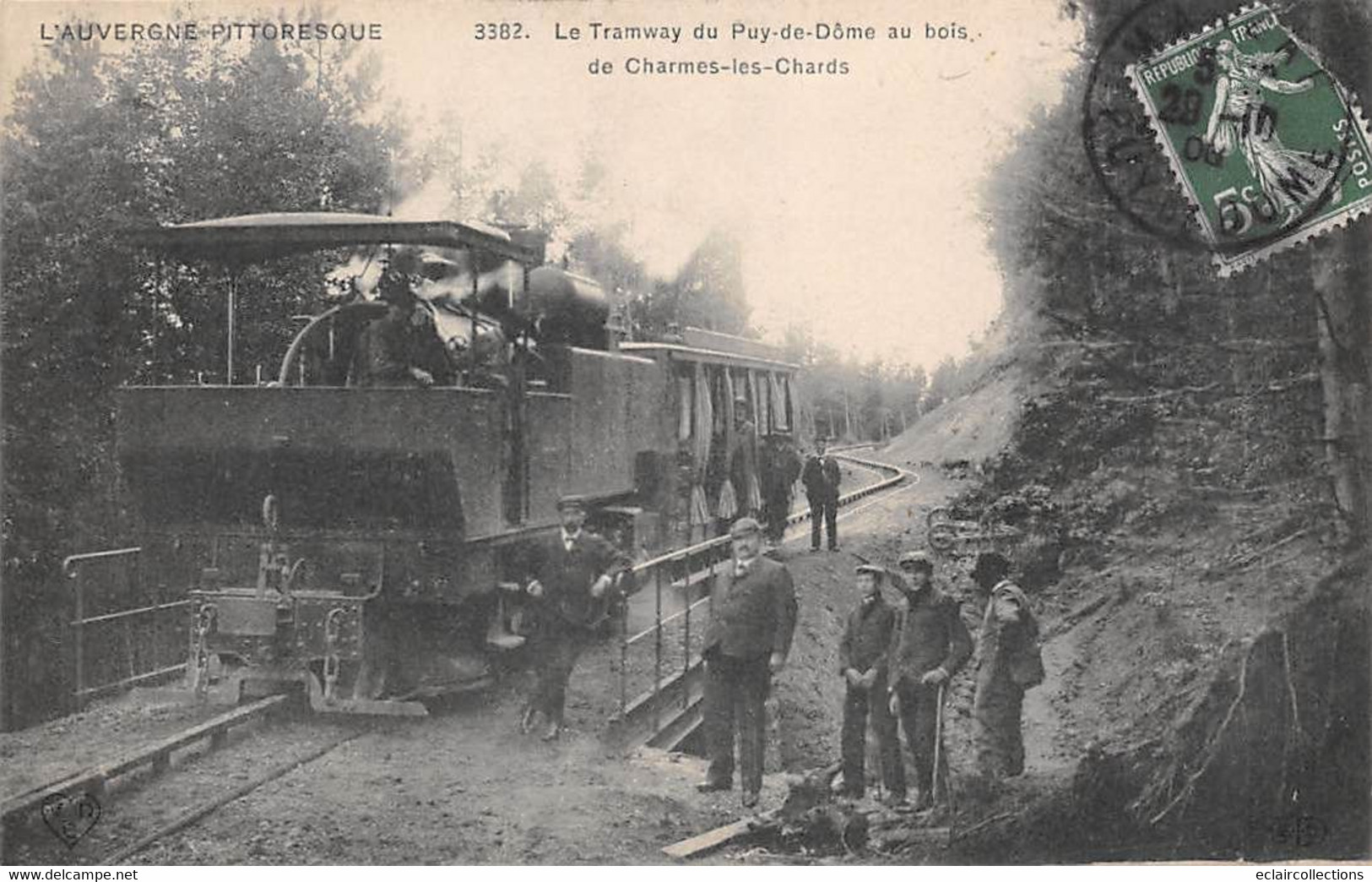 Puy De Dôme        63       Tramway Au Bois De Charmes Les Chards    (voir Scan) - Other & Unclassified