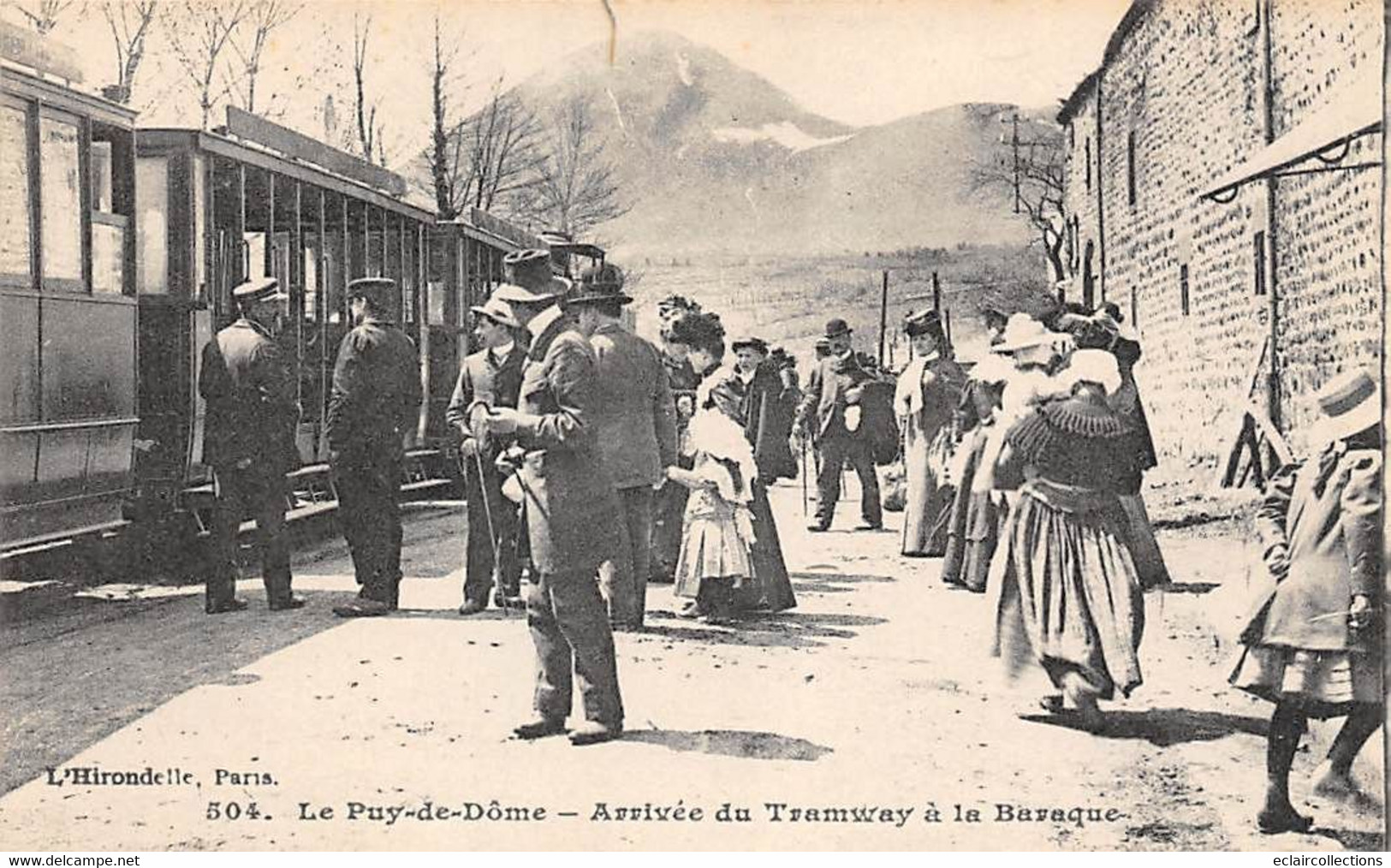 Puy De Dôme        63       Tramway   Arrivée à La Baraque     N°504    (voir Scan) - Andere & Zonder Classificatie