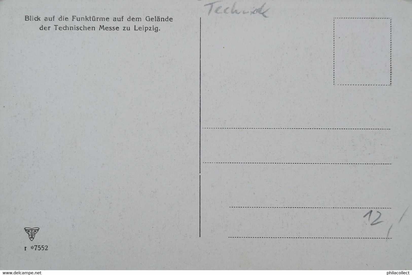 Leipzig // Blick Auf Funkturme Auf Dem Gelande Techn. Messe 19?? - Leipzig