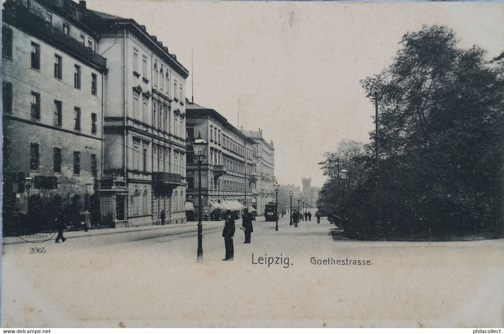 Leipzig // Goethestrasse Ca 1900 - Leipzig