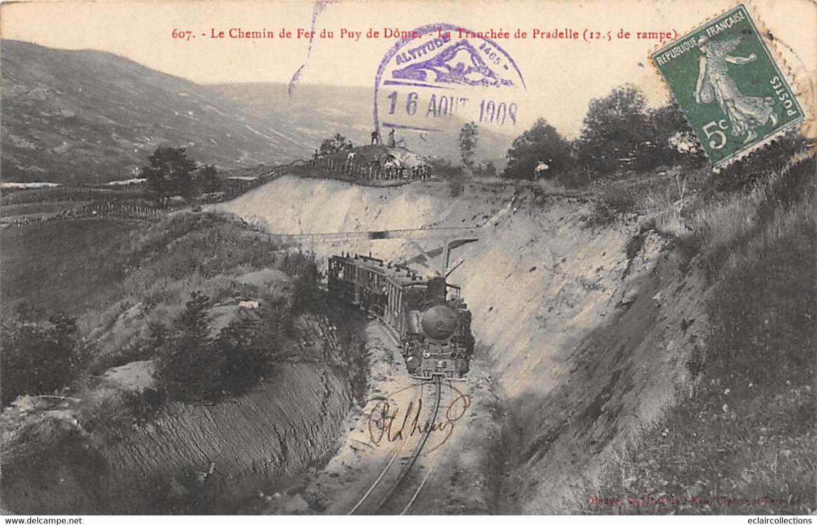 Puy De Dôme        63       Tramway   La Tranchée De Pradelle   N° 607  (voir Scan) - Andere & Zonder Classificatie
