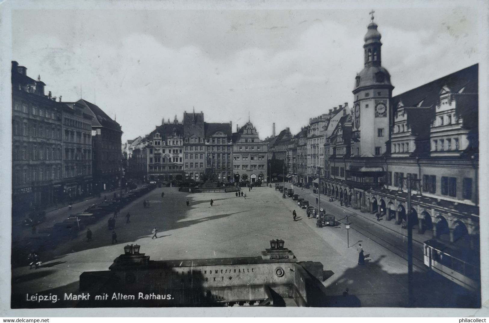 Leipzig // Markt Mit Altem Rathaus 1937 - Leipzig