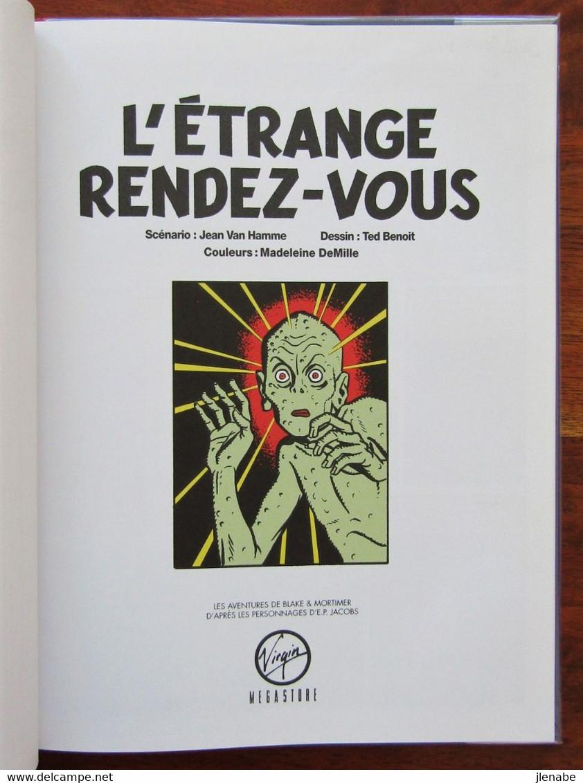 Blake Et Mortimer " L'étrange Rendez-vous " Tirage Limité 4000 Exemplaire - Blake Et Mortimer