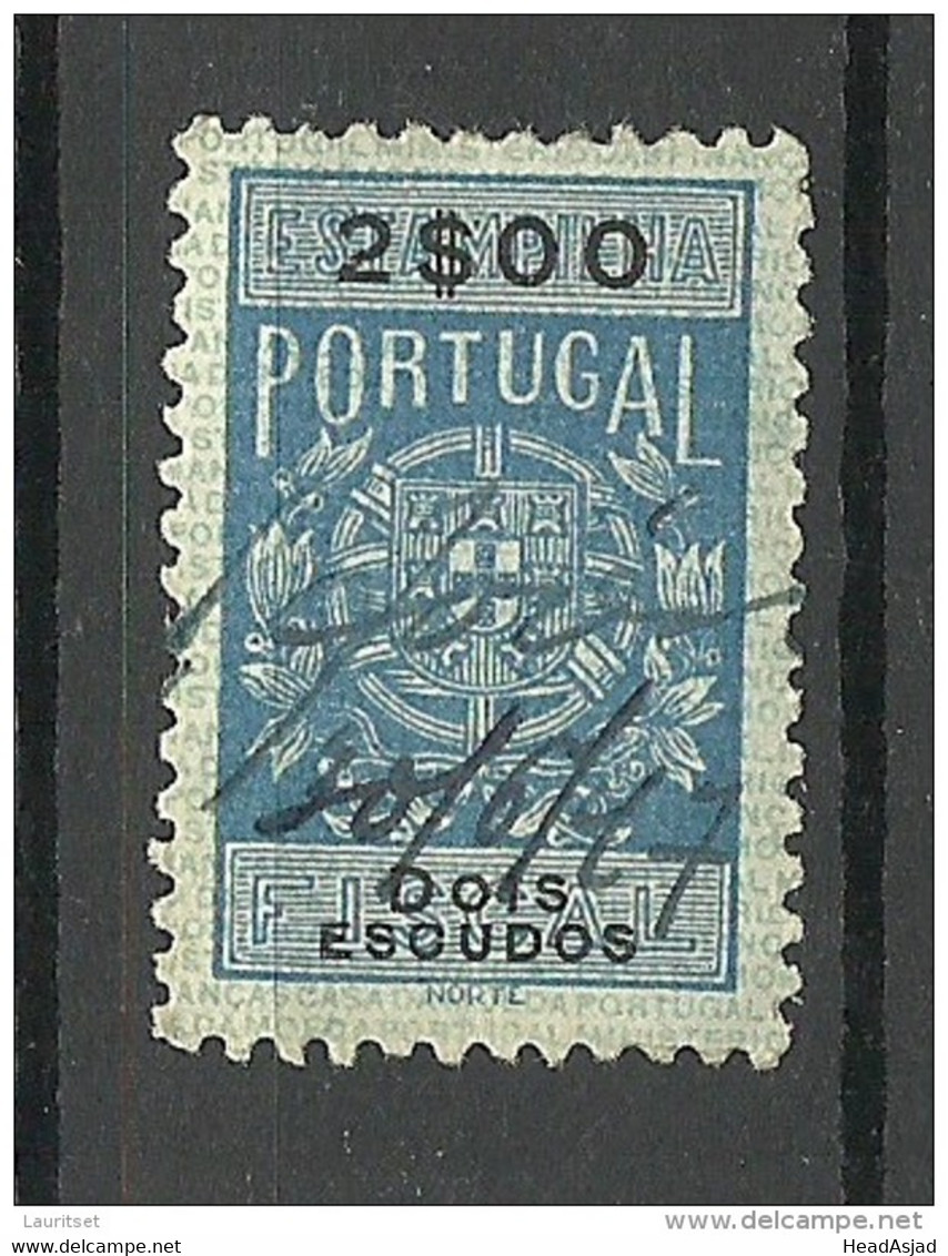 PORTUGAL Ca 1945 Fiscal Revenue Tax Steuermarke O - Oblitérés