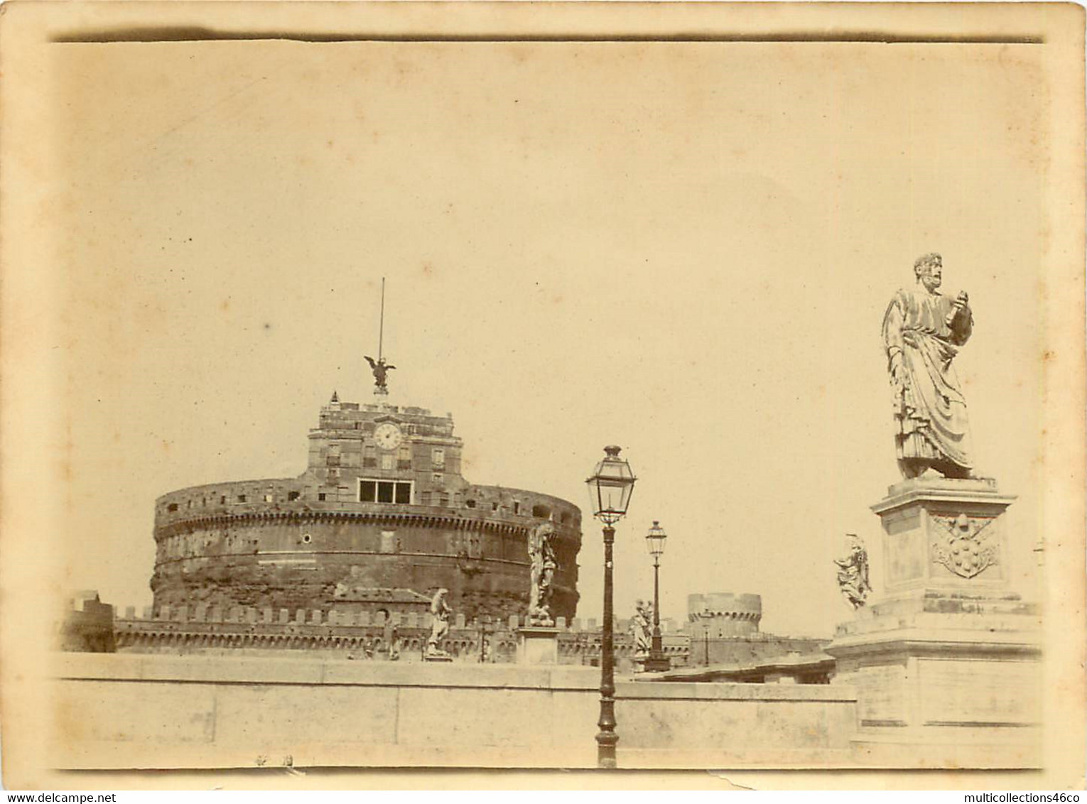 090621B - PHOTO ANCIENNE 1904 - ITALIE ROME Château St Ange - Castel Sant'Angelo