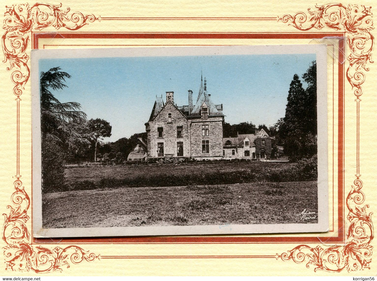 ENV DE MALESTROIT ET QUESTEMBERT *** LA GACILLY  *** CHATEAU DE LA VILLE JANVIER EN COURNON *** - La Gacilly