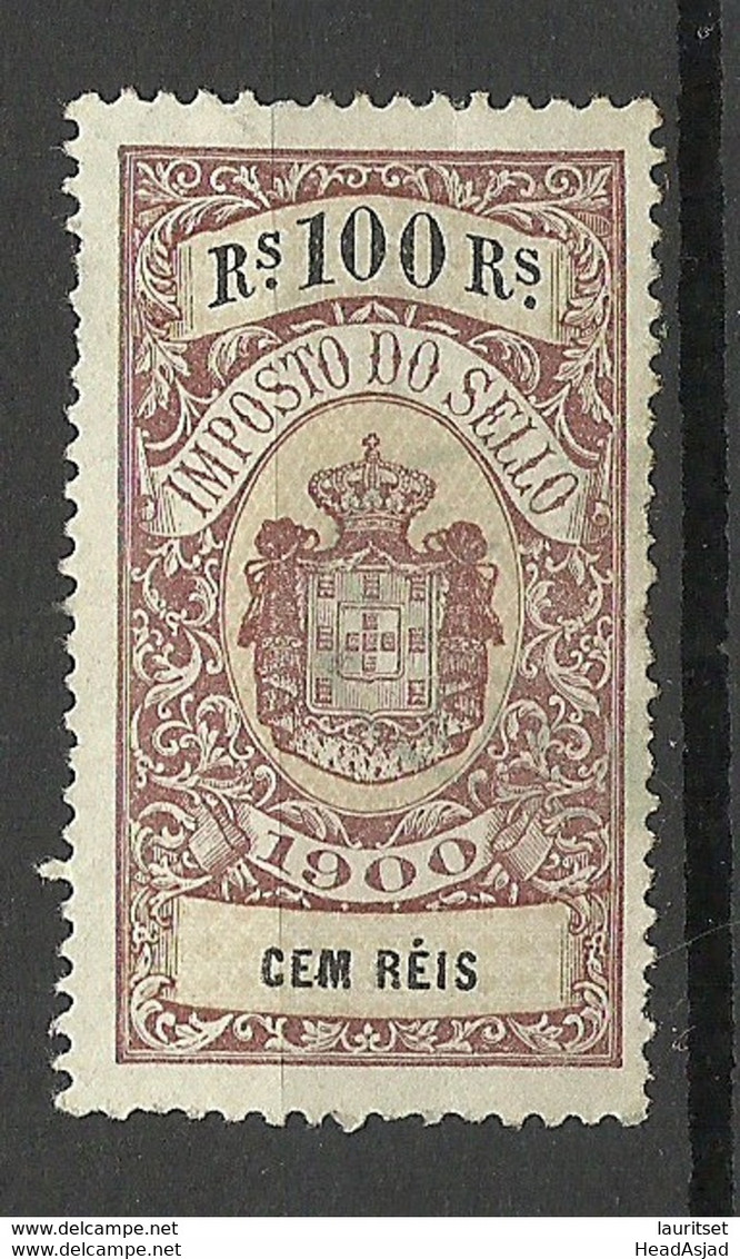 PORTUGAL Or Brazil Fiscal Tax Revenue Imposto Do Sello 100 Reis (*) - Unused Stamps