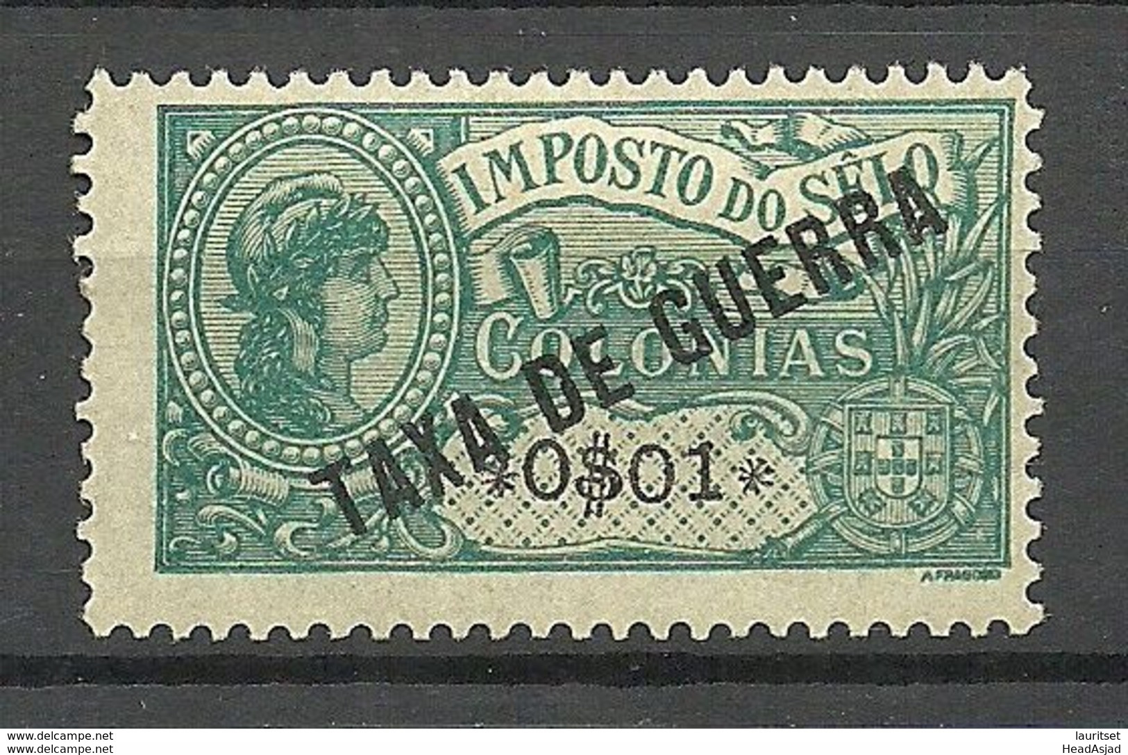 PORTUGAL Imposto Do Sello Taxa De Guerra War Tax OPT (*) - Unused Stamps