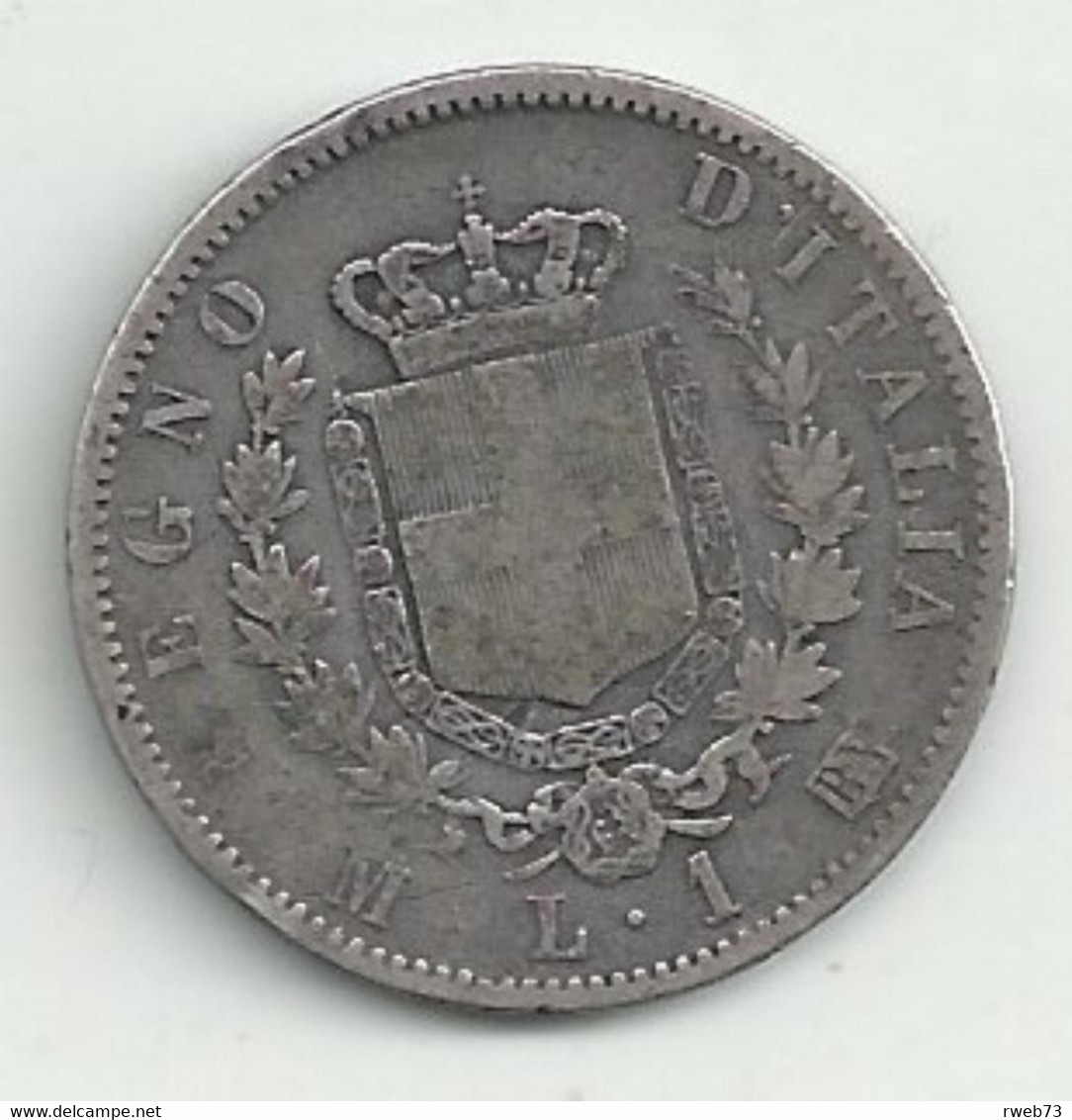 Italie - 1 Lire - 1863 MBN - TB/TTB - 1861-1878 : Victor Emmanuel II