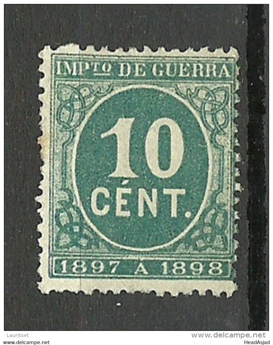 SPAIN Spanien Espana 1898 Kriegssteuer War Tax Michel 23 * - Kriegssteuermarken
