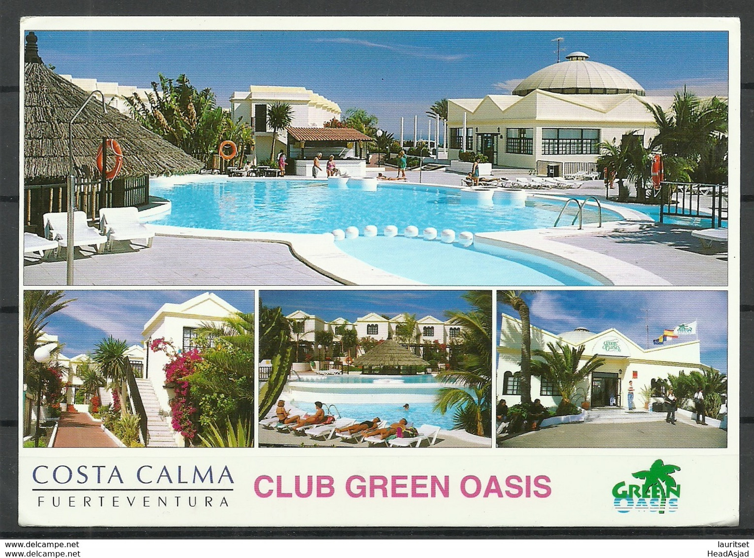 SPAIN Costa Calma Fuerteventura Club Green Oasis Sent 1999 - Fuerteventura