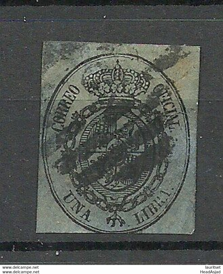 SPAIN Espana 1855 Michel 8 A Service Oficial Dienstmarke O - Servizi