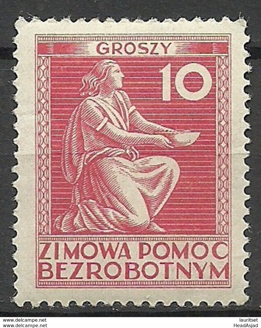 POLEN Poland Ca 1925 Charity Wohlfahrt MNH (small Gum Fault) - Vignettes