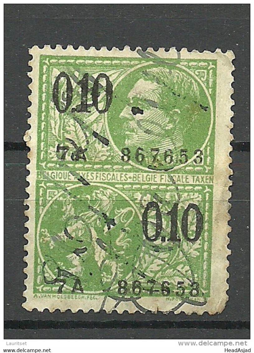 BELGIEN Belgium Revenue Tax Steuermarke O - Postzegels