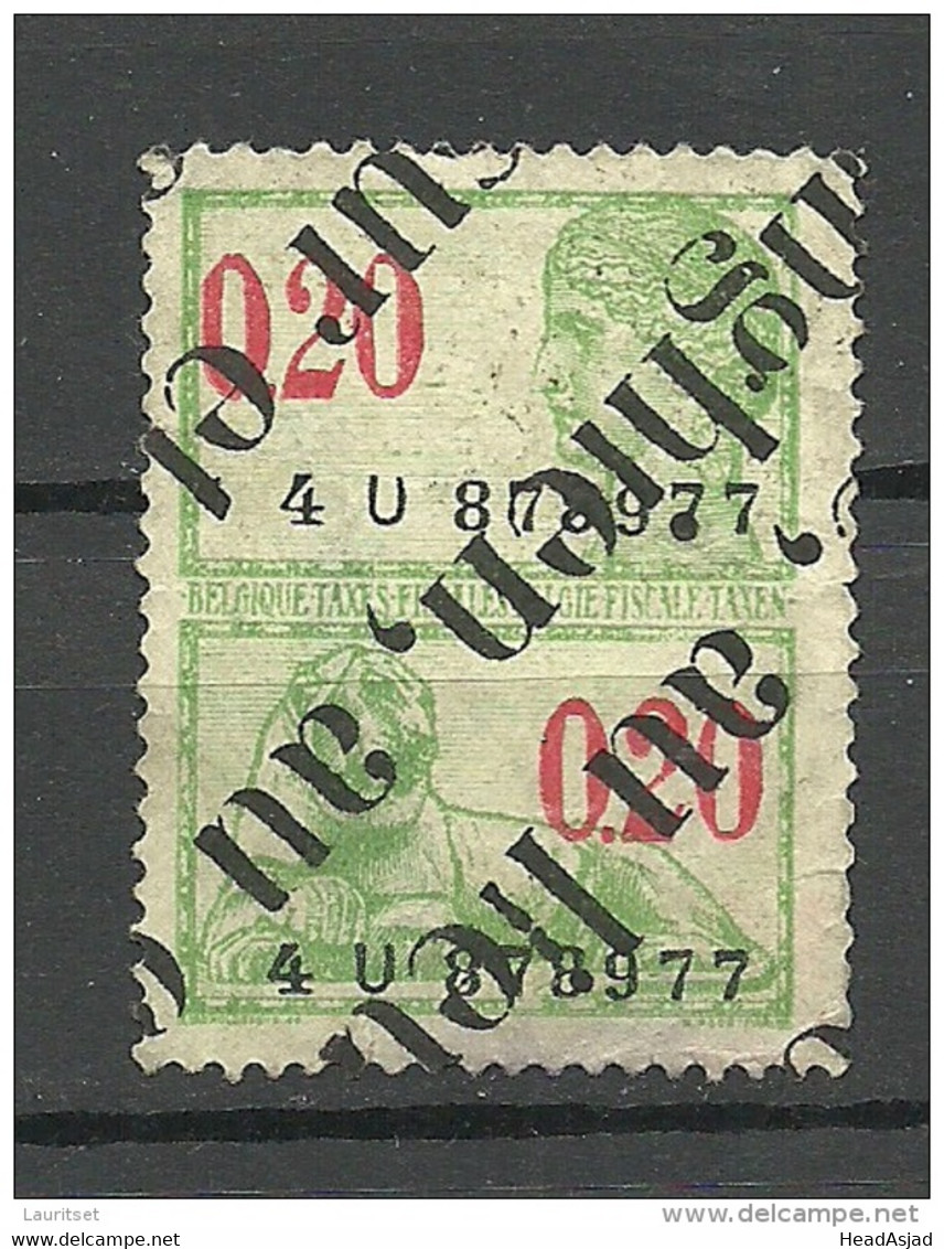 BELGIEN Belgium Revenue Fiscal Tax Steuermarke O - Stamps