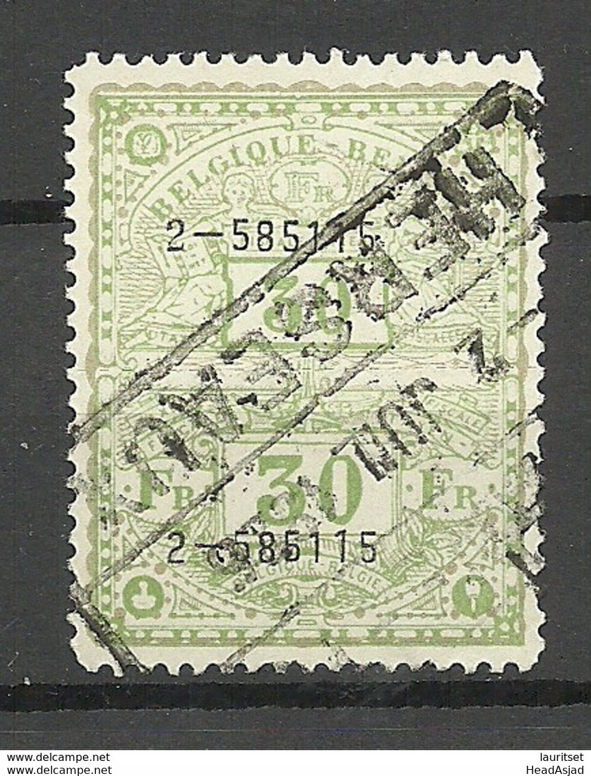 BELGIEN Belgium O 1916 Revenue Tax Taxe Timbre Fiscale 30 Fr, O - Stamps