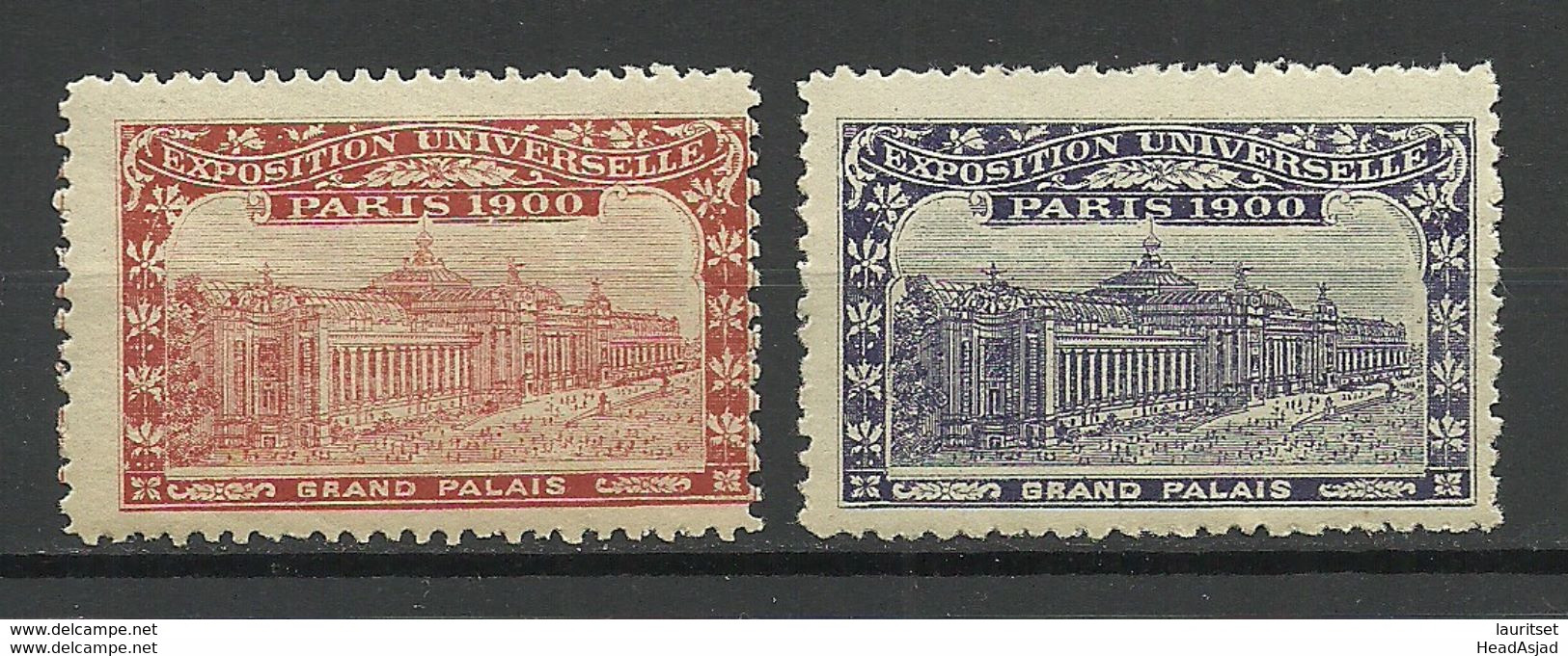 France 1900 EXPOSITION UNIVERSELLE Paris Grand Palais MNH - 1900 – Pariis (France)