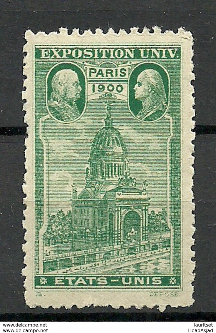 France 1900 EXPOSITION UNIVERSELLE Paris ETATS-UNIS United States USA MNH - 1900 – Parigi (Francia)
