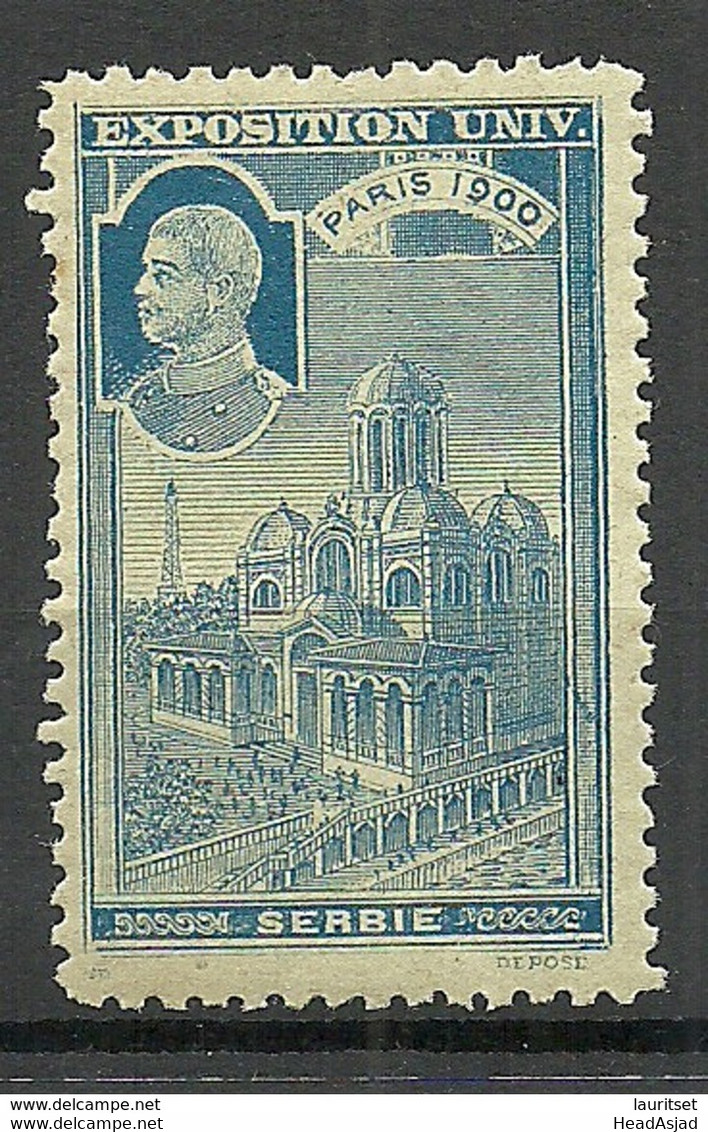 France 1900 EXPOSITION UNIVERSELLE Paris Serbie Serbia MNH - 1900 – Paris (France)